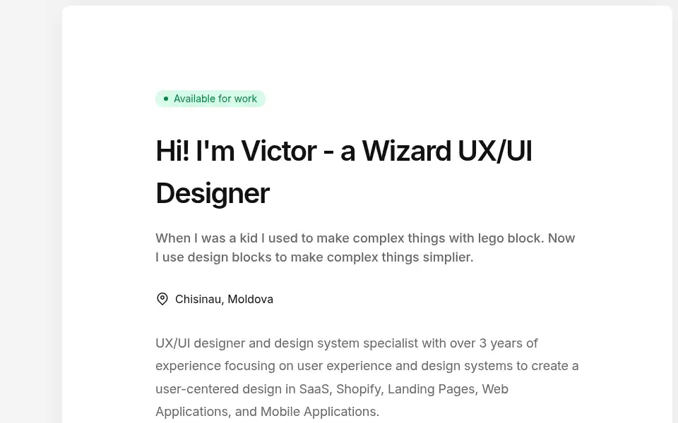 Screenshot of ux-ui-designer-portfolio.framer.website