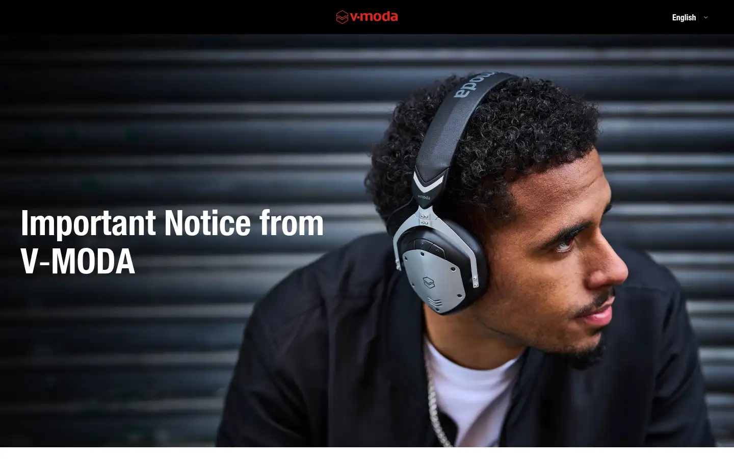 Screenshot of v-moda.com