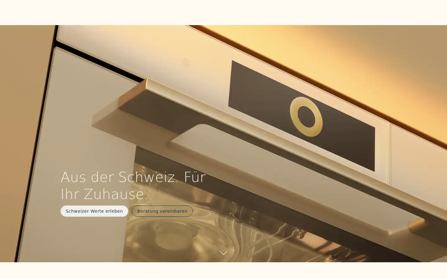 Screenshot of v-zug.ch