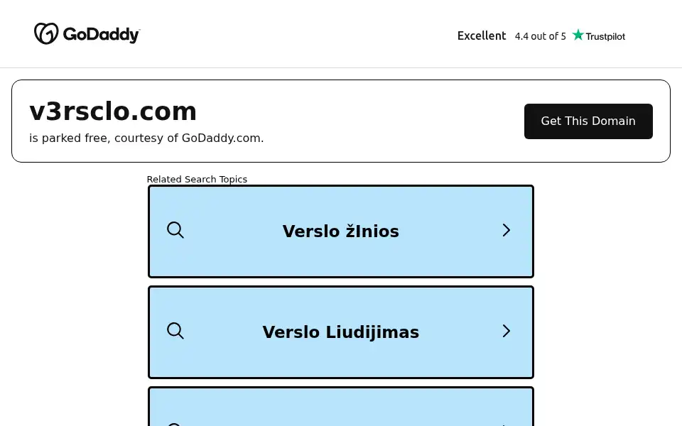 Screenshot of v3rsclo.com