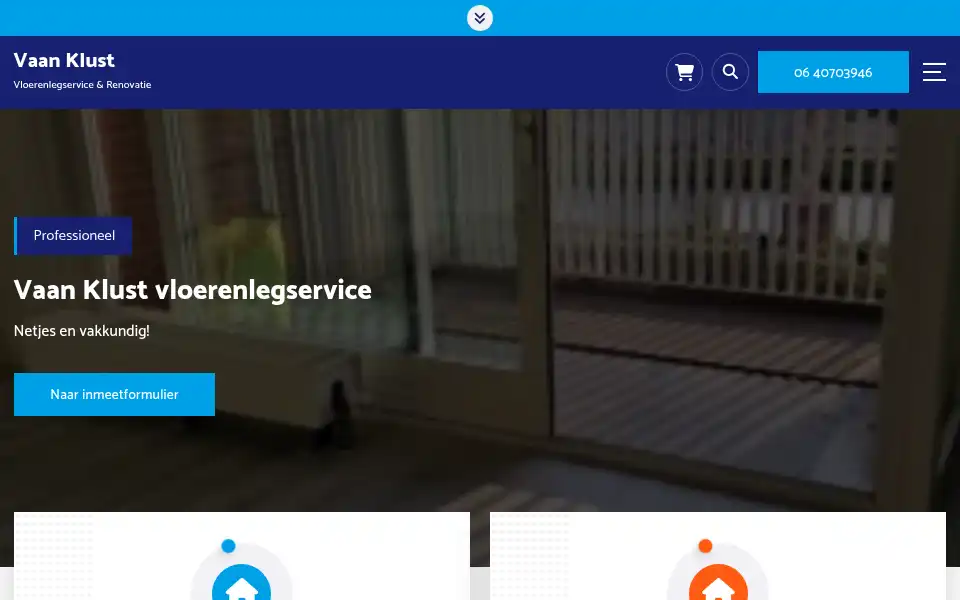 Screenshot of vaanklust.nl