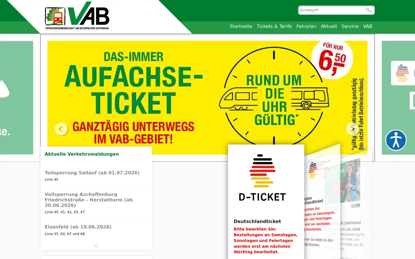 Screenshot of vab-info.de