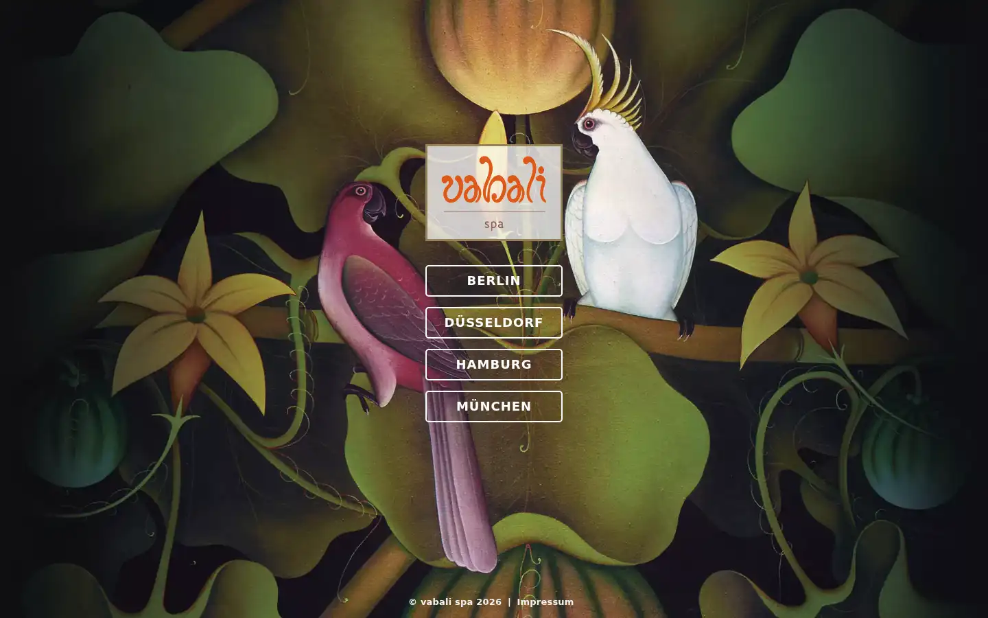 Screenshot of vabali.de
