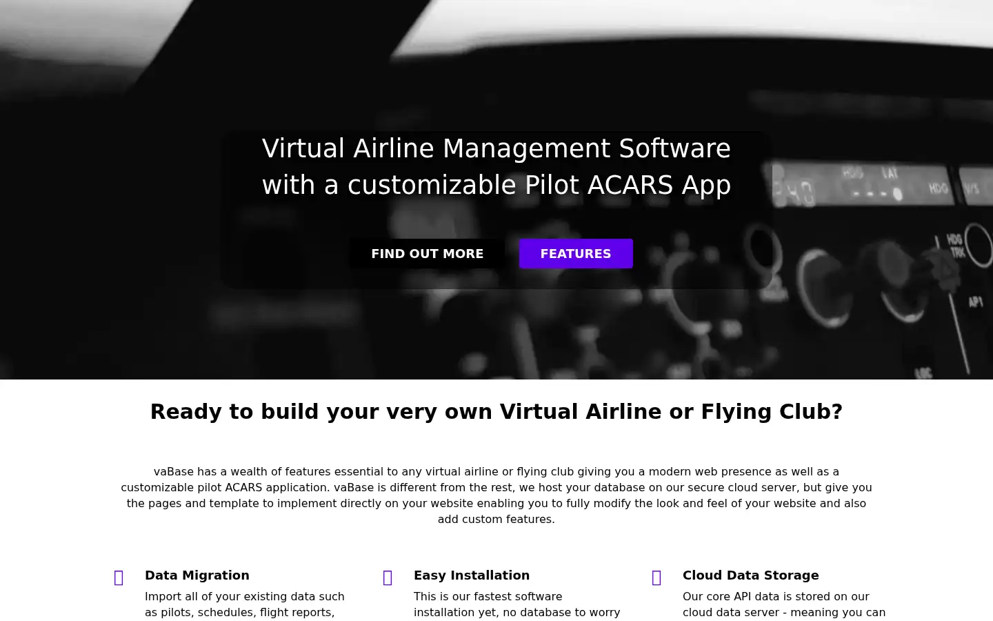 Screenshot of vabase.com