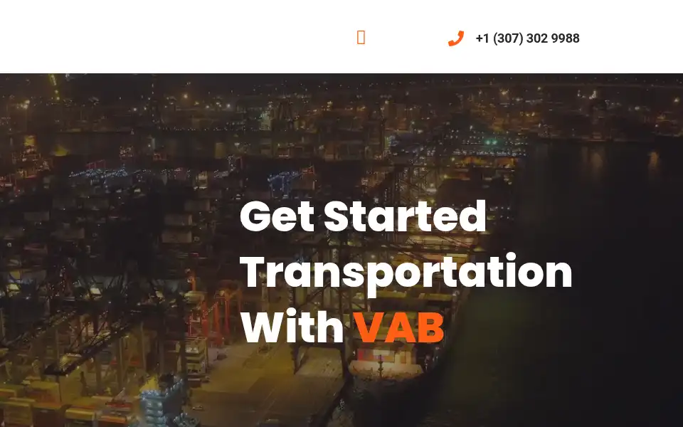 Screenshot of vablogisticsinc.com
