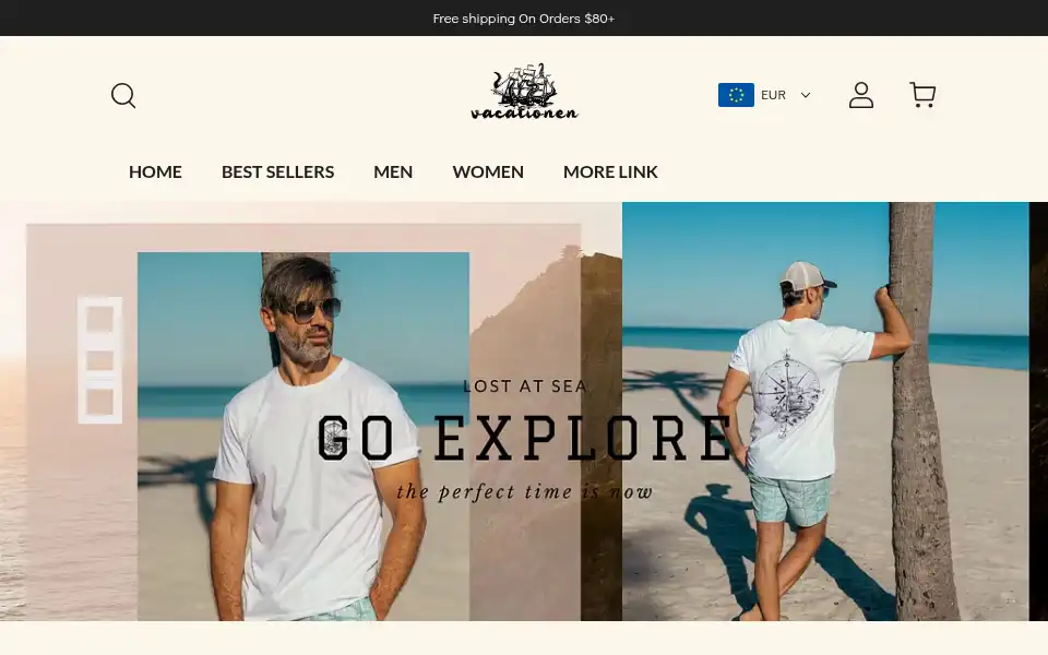 Screenshot of vacationen.com