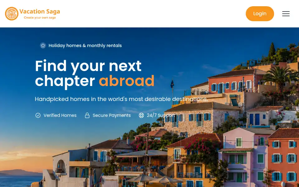 Screenshot of vacationsaga.com