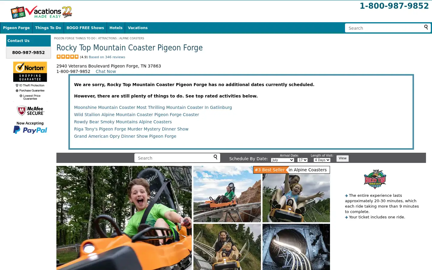 Screenshot of vacationsmadeeasy.com