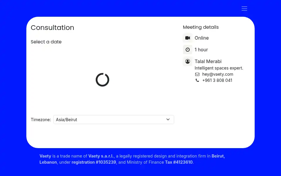 Screenshot of vaety.com