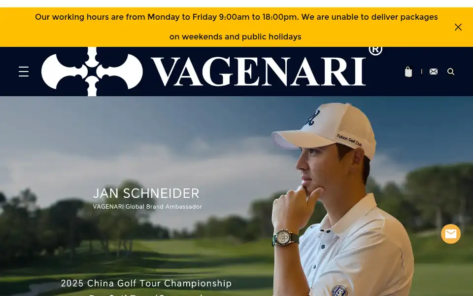 Screenshot of vagenari.com