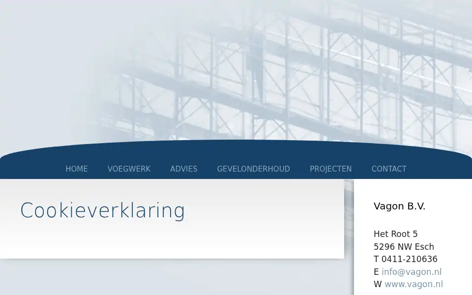 Screenshot of vagon.nl
