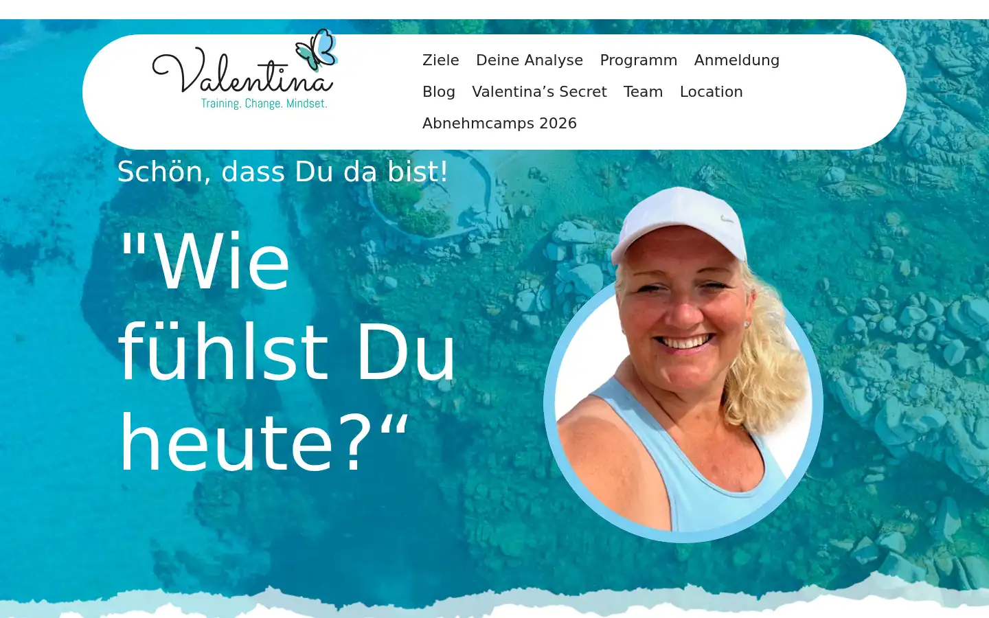 Screenshot of valentina-training.de