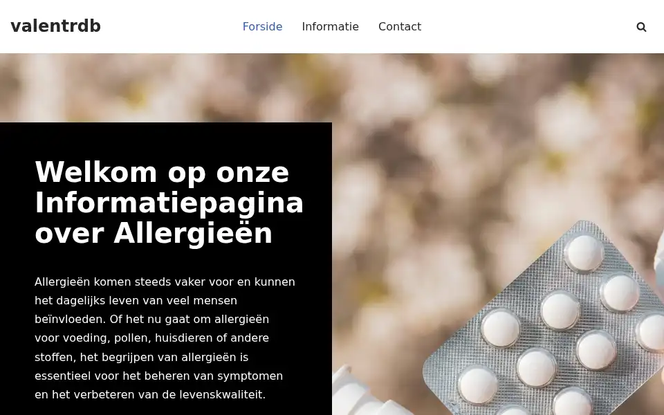 Screenshot of valentrdb.nl