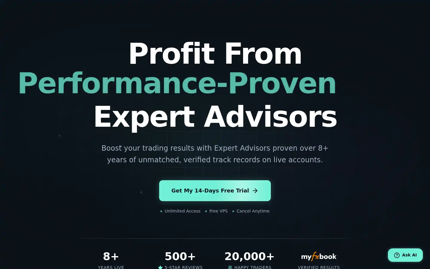 Screenshot of valerytrading.com