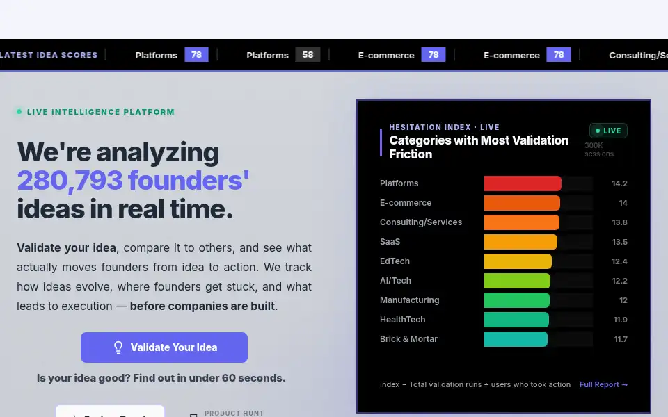 Screenshot of validatorai.com