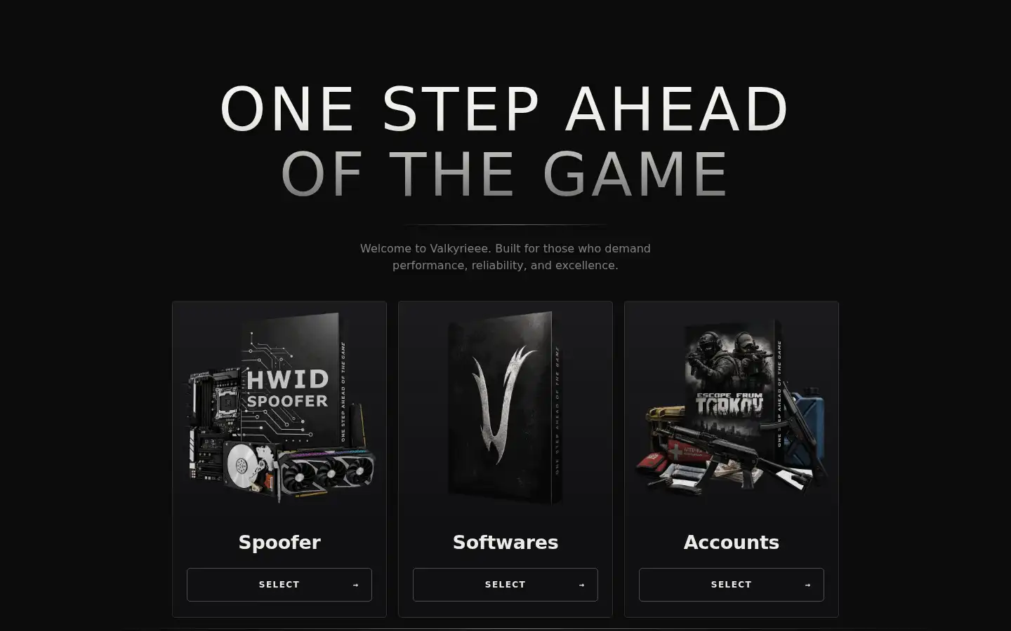 Screenshot of valkyrieee.com