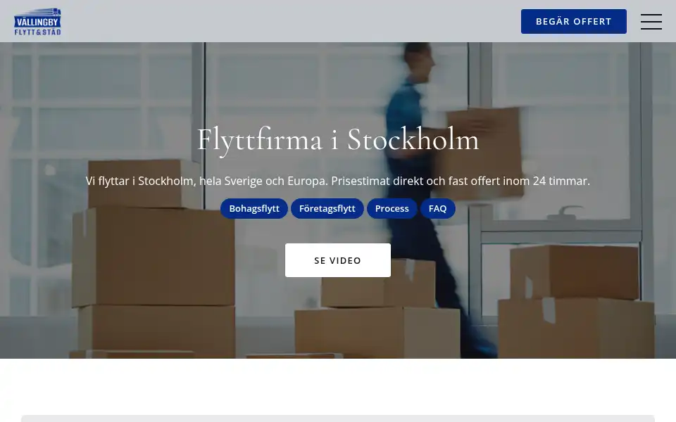Screenshot of vallingbystad.se