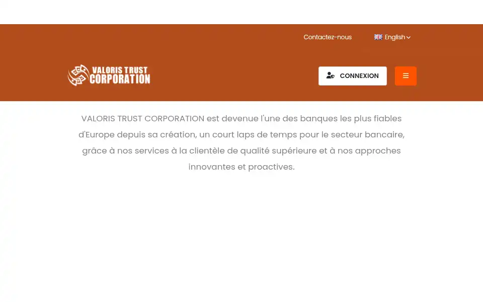 Screenshot of valoristrust-corp.com