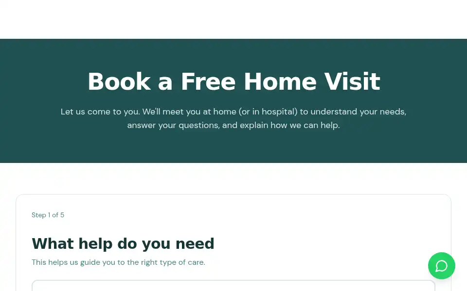 Screenshot of valuedcareltd.co.uk