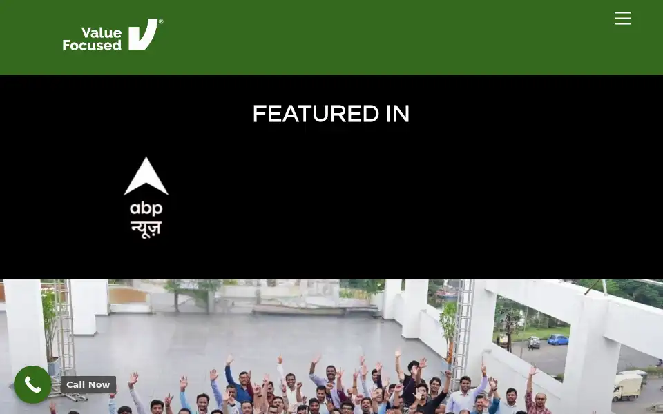 Screenshot of valuefocussed.com