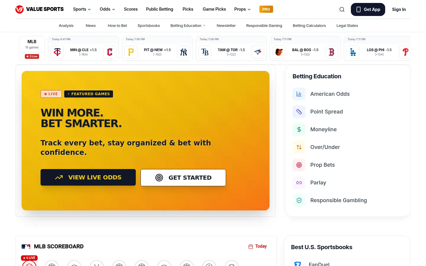 Screenshot of valuesportsnetwork.com