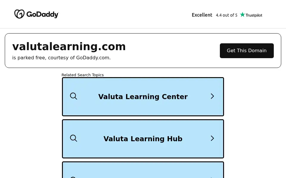 Screenshot of valutalearning.com