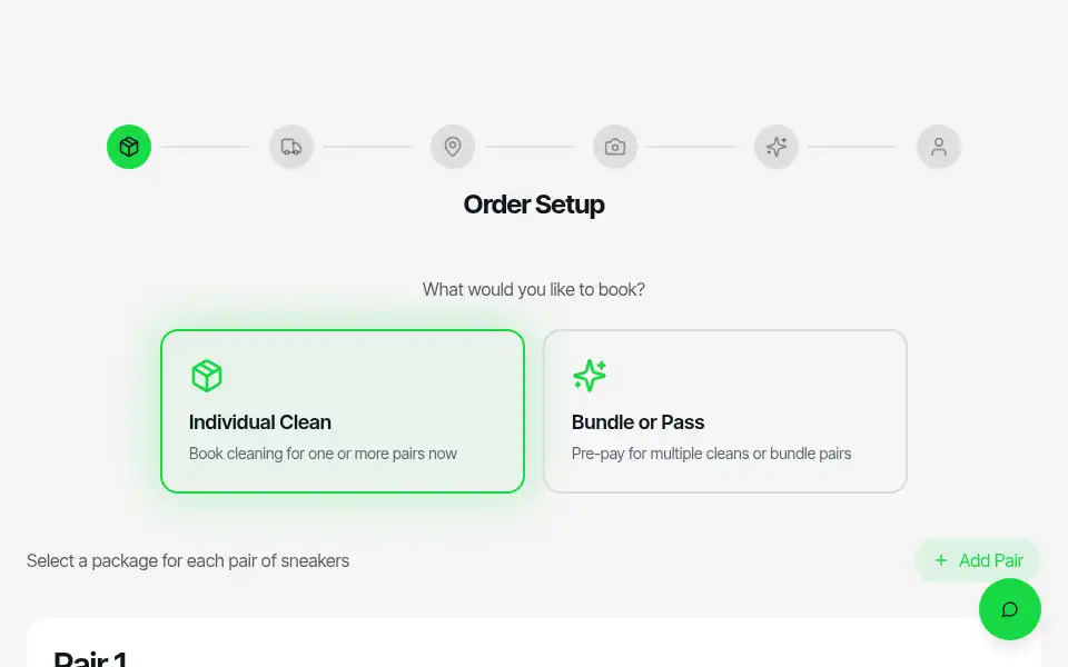Screenshot of vampsneakercleaning.com