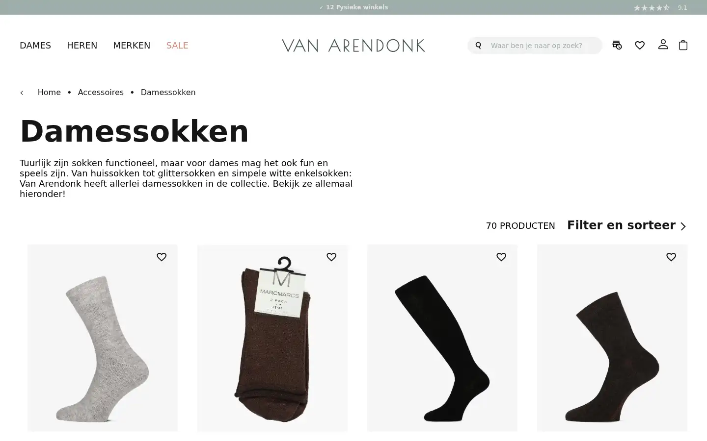 Screenshot of vanarendonk.nl