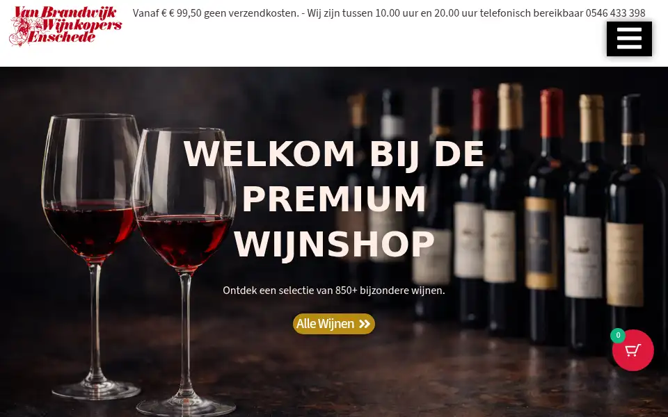 Screenshot of vanbrandwijkwijnkopers.nl