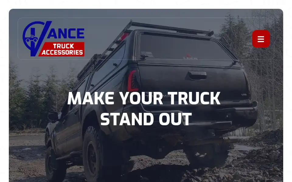 Screenshot of vancetruck.com