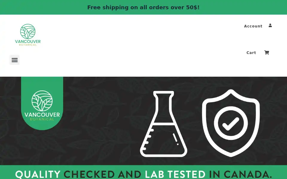 Screenshot of vancouverbotanical.com