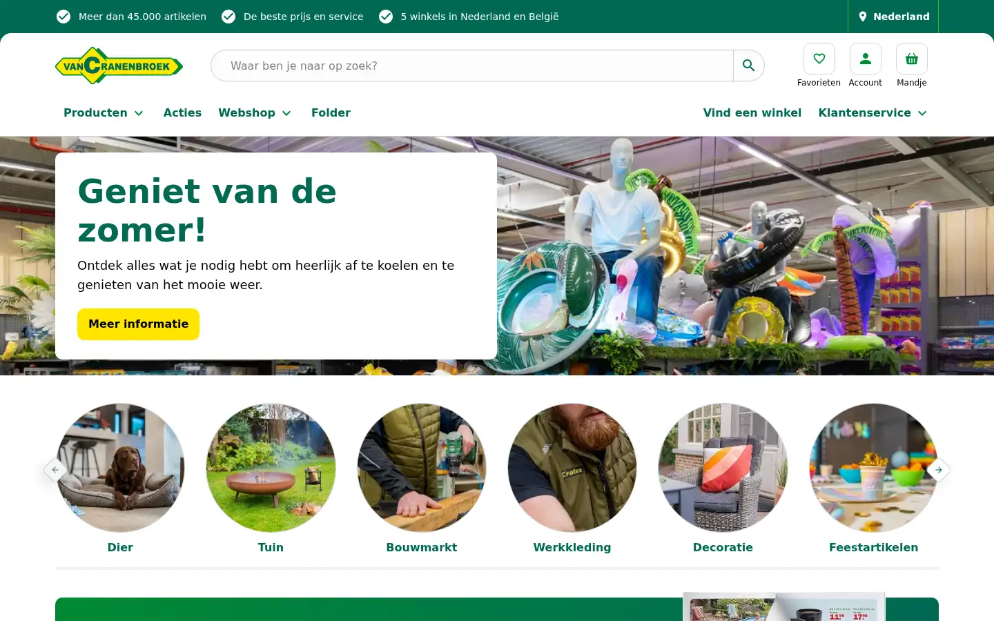 Screenshot of vancranenbroek.com