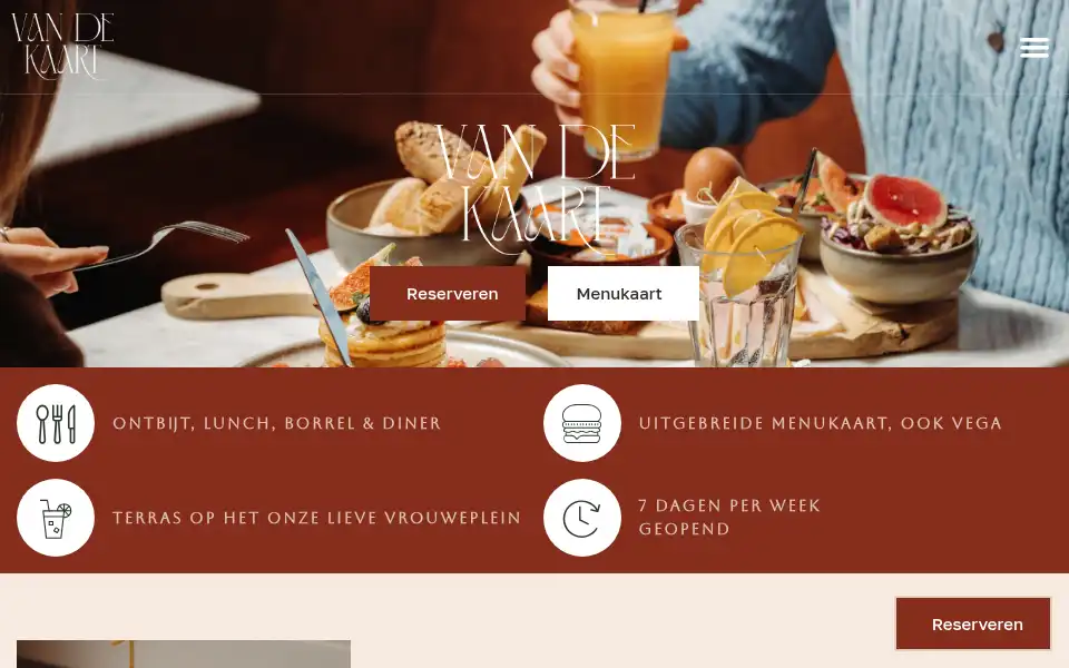 Screenshot of vandekaartmaastricht.nl