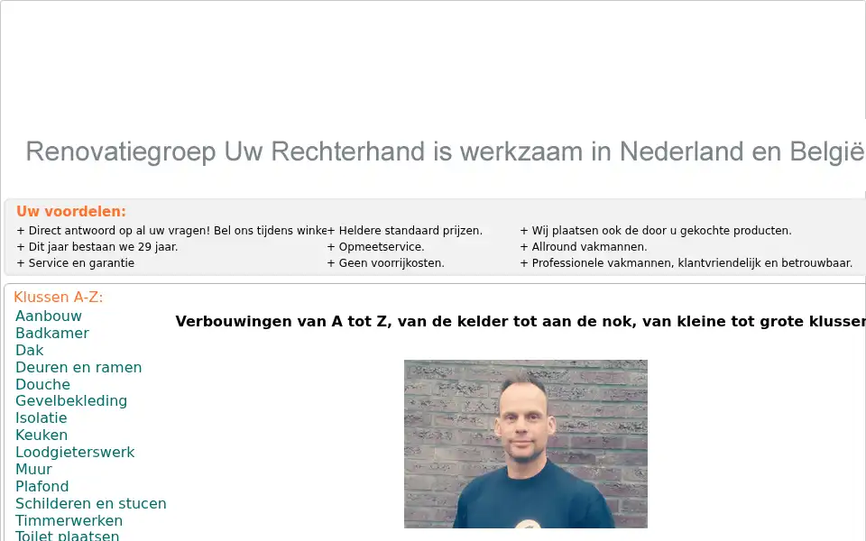 Screenshot of vandelftbouw.nl