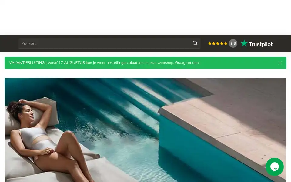 Screenshot of vandenboomenbadkamers.nl