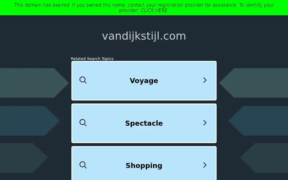 Screenshot of vandijkstijl.com