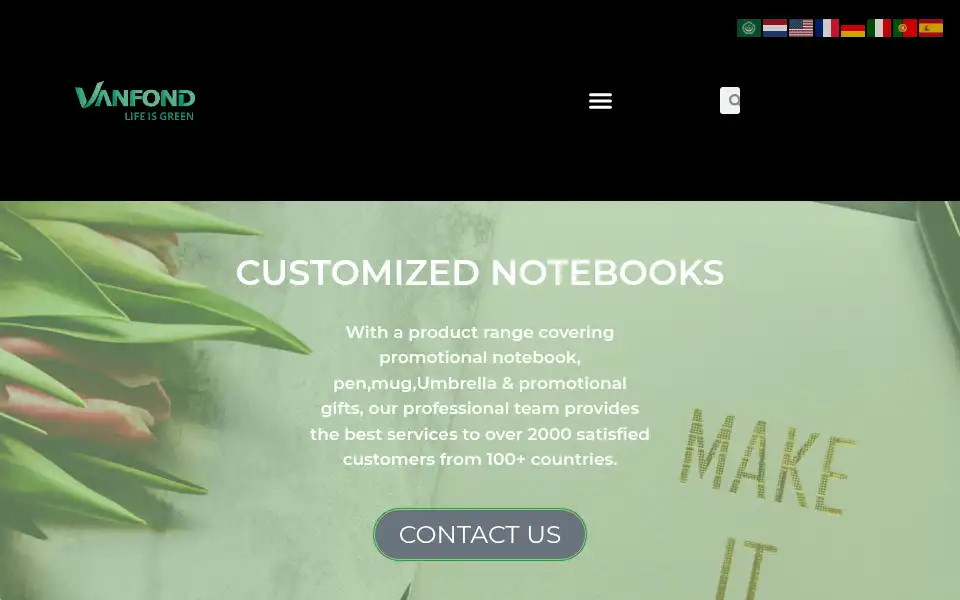 Screenshot of vanfond.com
