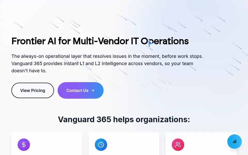 Screenshot of vanguard.zephyrglobal.co