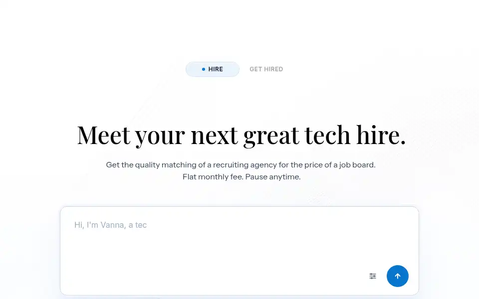 Screenshot of vanhack.com
