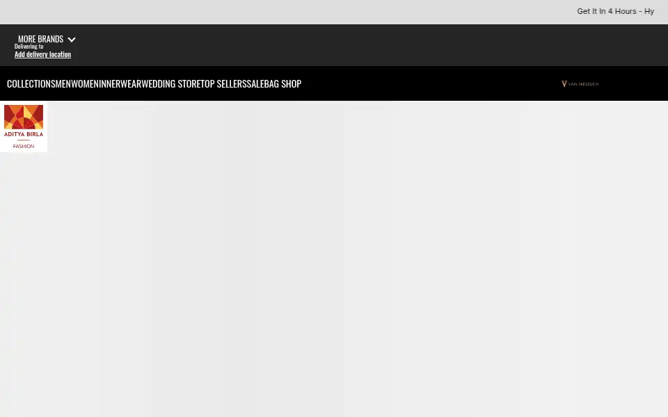 Screenshot of vanheusenintimates.com