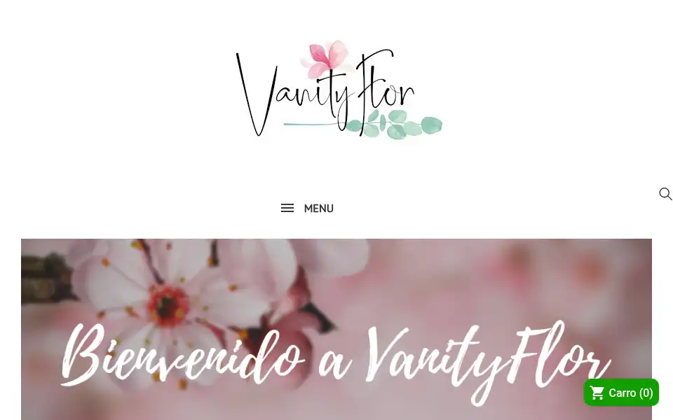Screenshot of vanityflor.es