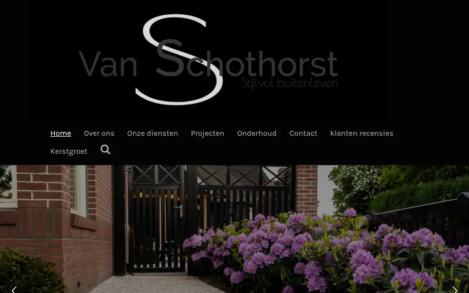 Screenshot of vanschothorstbuitenleven.nl