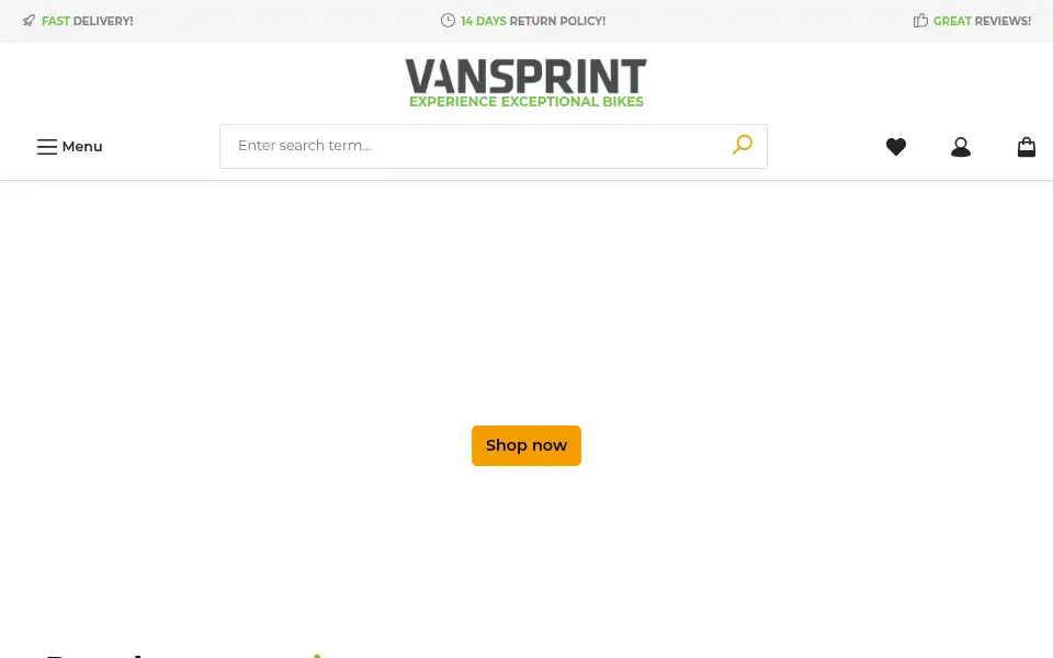 Screenshot of vansprint.co.uk
