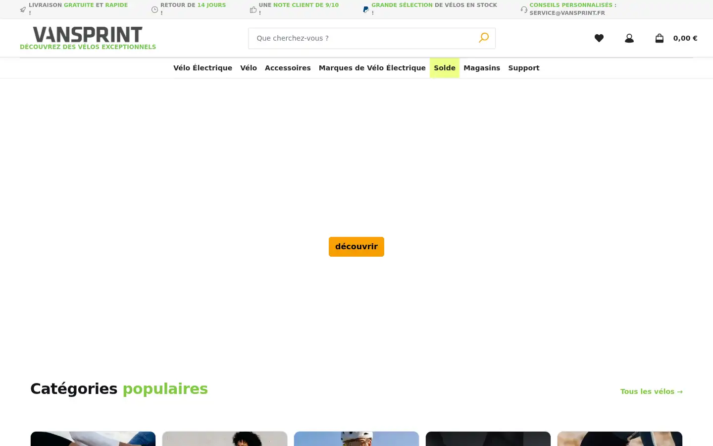 Screenshot of vansprint.fr