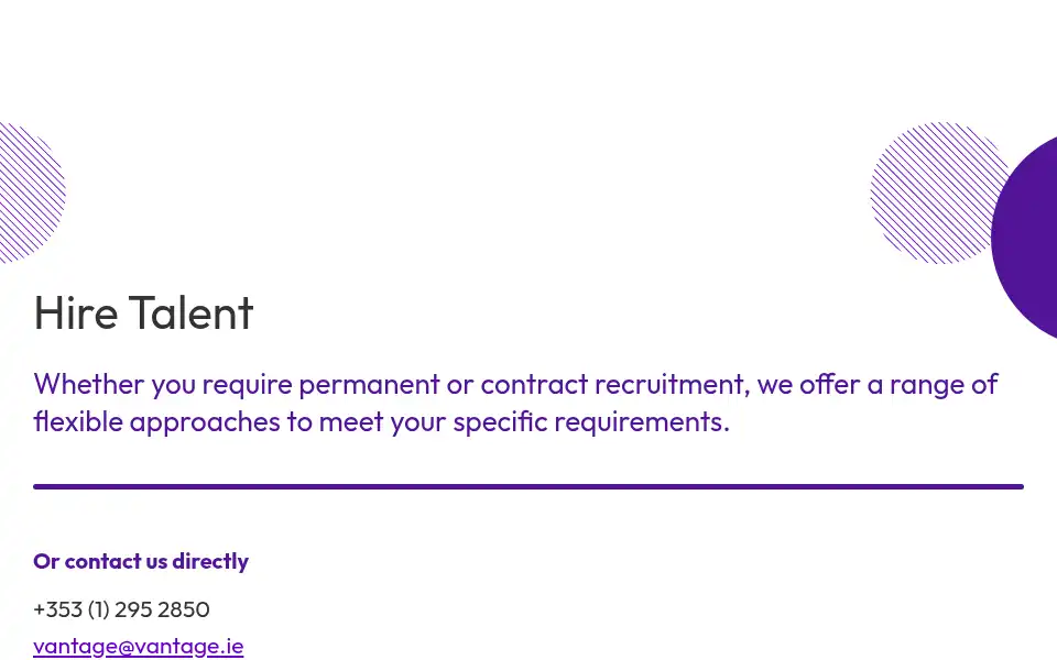 Screenshot of vantage.ie