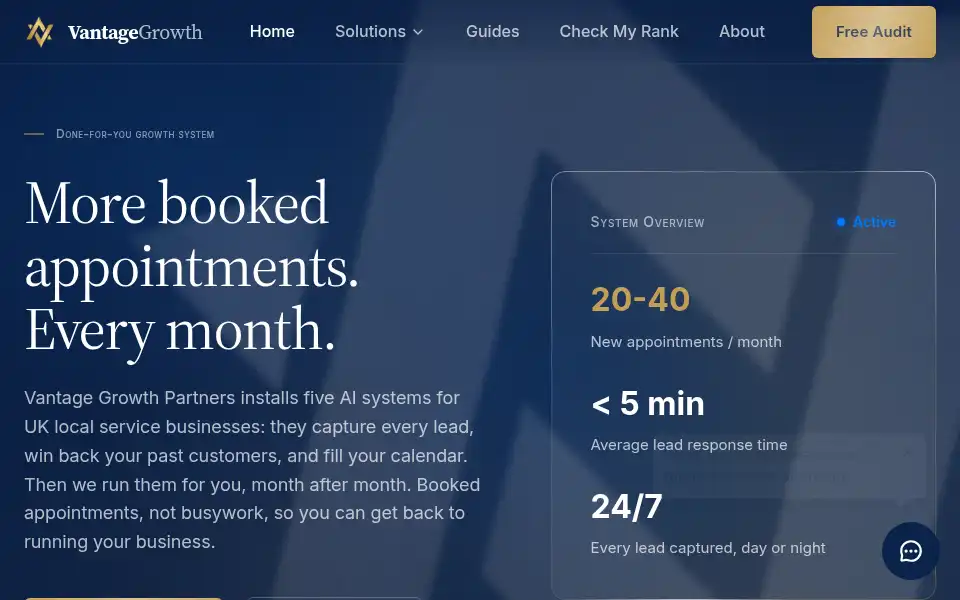 Screenshot of vantagegrowthptnrs.com