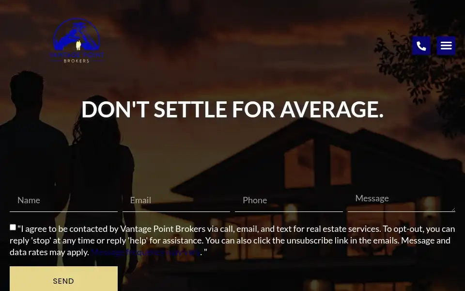 Screenshot of vantagepointbrokers.com