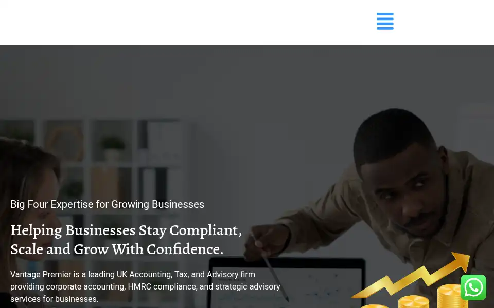 Screenshot of vantagepremier.com
