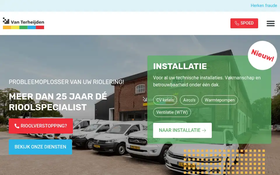 Screenshot of vanterheijden.com