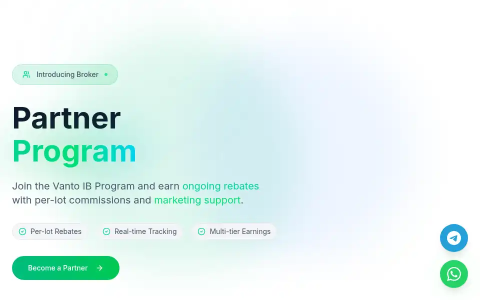 Screenshot of vantotrade.com